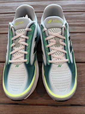 New Balance Ellipse V1 Men's Running Shoes - Green, Gray, Neon Yellow 11.5 D NWT